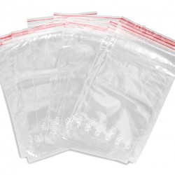 Torebka Strunowa , Pp, 150x250mm, 100szt., Transparentna 