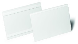 Durable Samoprzylepna kieszeń magazynowa HARD COVER A5 pozioma