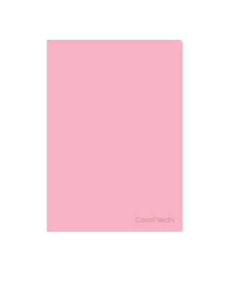 Coolpack  ZESZYT A4 PP 60k KRATKA  PASTEL  POWDER PINK