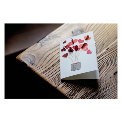 Naklejki Z-Design brokatowe - serca 2/19/38 - papierowe brokatowe