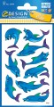 Naklejki Z-Design na błyszczącym papierze - delfiny 2/9/18 - papierowe błyszczące