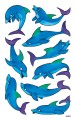 Naklejki Z-Design na błyszczącym papierze - delfiny 2/9/18 - papierowe błyszczące