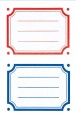 Naklejki Z-Design na książki i zeszyty - kolorowe ramki 3/2/6 - papierowe
