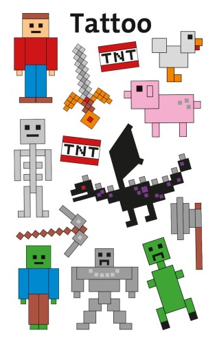 Tatuaże Z-Design - piksele 1/13/13 - folia na tatuaże