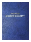Dziennik korespondencyjny A-4 twarda oprawa 192k granat Barbara 