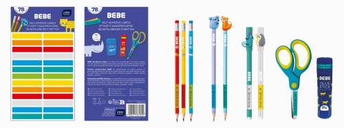 Etykiety samoprzylepne 78 szt. BEBE Kids 5902277361820.jpg