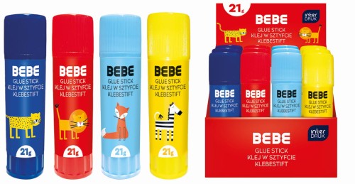 Klej w sztyfcie 21 g BEBE Kids 5902277327840.jpg