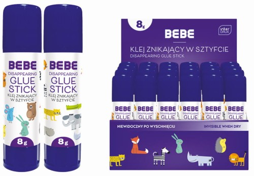 Klej znikajacy w sztyfcie 8 g BEBE Kids 5902277327857.jpg