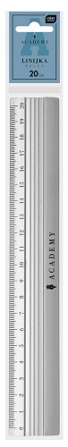 Linijka aluminiowa 20 cm Academy 5902277346018.jpg