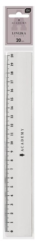 Linijka plastikowa 20 cm Academy 5902277346001.jpg