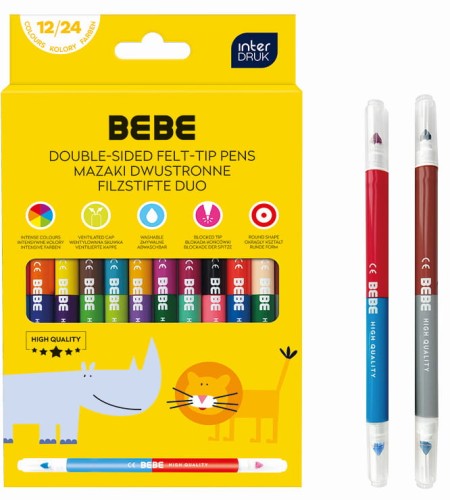 Mazaki dwustronne 1224 kol. BEBE Kids 5902277363152.jpg
