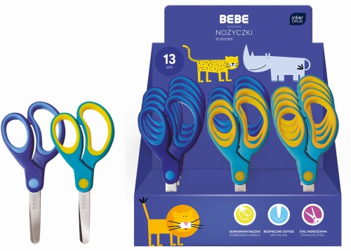 Nozyczki szkolne 13 cm BEBE Kids 5902277349200.jpg