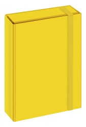 Interdruk Teczka z gumką A4 Box żółta
