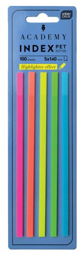 Zakładki indeksujace neonowe 140 mm PET Academy 5902277346230.jpg