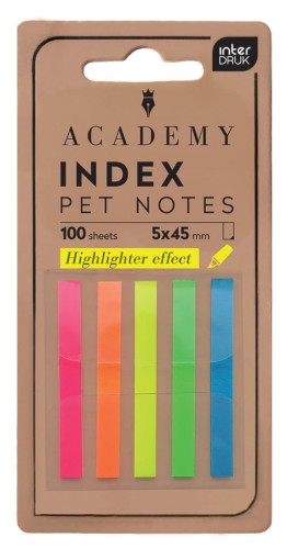 Zakładki indeksujace neonowe 45 mm PET Academy 5902277346223.jpg