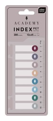 Interdruk Zakładki indeksujące PET z linijką DOTS Academ