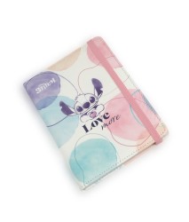 DISNEY FASHION - NOTES A5 / 80 K. LINIA Z GUMKĄ - WZÓR 1 - STITCH PASTEL /12/