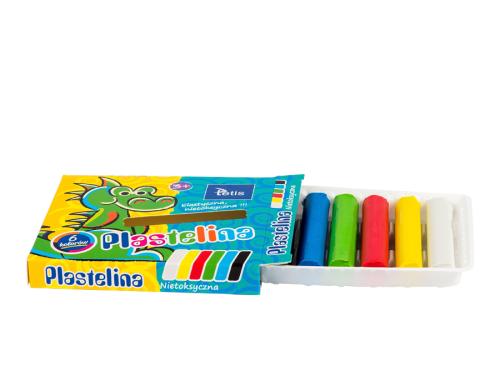 PLASTELINA 6 KOLORÓW 15 G KP001-A Tetis