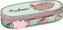 Piórnik saszetka usztywniona z wewnętrzną klapką PUSHEEN MINT