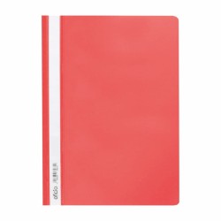 BIURFOL Skoroszyt miękki A4 PP czerwony 1 szt Oficio 
