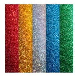 Galeria Papieru Karton Blok A4 mix kartonów holograficznych BLASK i MIGOTANIE 15 ark./op. 210 g/m2