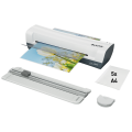 Laminator Leitz iLAM Home A4, zestaw 4w1 biały