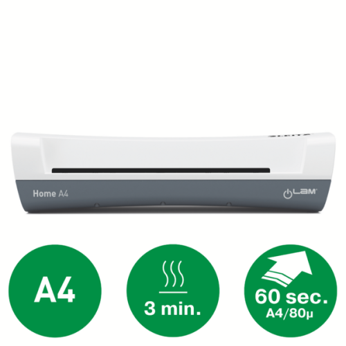 Laminator Leitz iLAM Home A4, zestaw 4w1 biały