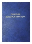 Dziennik korespondencyjny A-4 twarda oprawa 96k granatowy Barbara 