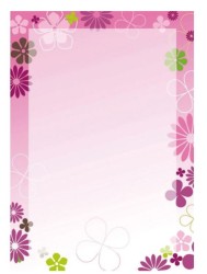 Galeria Papieru Papier ozdobny  A4 Fiori 50 szt./op. 100g/m