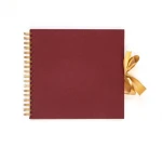 Galeria Papieru Księga weselna Scrapbook Album do zdobienia bordowy 245x230mm, 30 kartek 