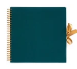 Galeria Papieru Księga weselna Scrapbook Album do zdobienia ciemnozielony  315x315mm, 30 kartek