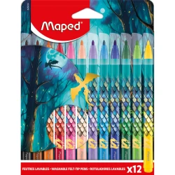 Maped Flamastry 12 kol  z kolekcji Dragon 