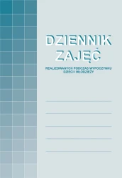Michalczyk i Prokop Dziennik zajęć realizowanych podczas wypoczynku dzieci i młodzieży A-150-1