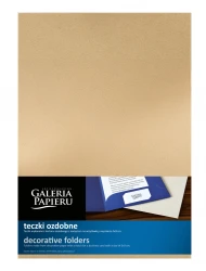 Galeria Papieru Teczka ozdobna Nature ciemnobeżowy 10szt/op.