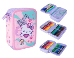 HELLO KITTY - JUMPER 3 - PIÓRNIK POTRÓJNY Z WYPOSAŻENIEM - PINK 1