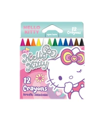 HELLO KITTY - KREDKI ŚWIECOWE 12 KOLORÓW - PINK 1 /12/