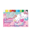 HELLO KITTY - PASTELE OLEJNE 12 KOLORÓW - PINK 1 /12/