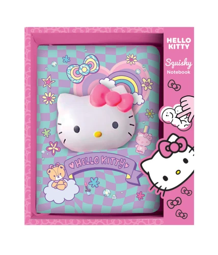 HELLO KITTY - NOTES B6 /100 K/ SQUISHY 3D/ - WZÓR 2 - PINK 1 /24/