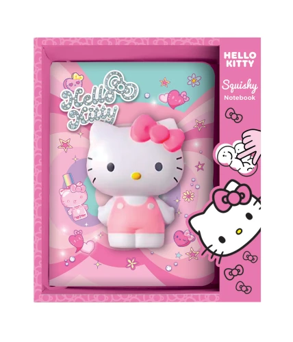 HELLO KITTY - NOTES B6 /100 K/ SQUISHY 3D/ - WZÓR 3 - PINK 1 /24/