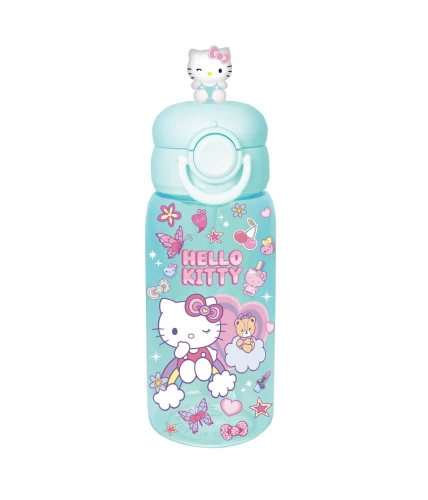 HELLO KITTY - BIDON - 600 ml - LIGHT BLUE - PINK 1 /24/