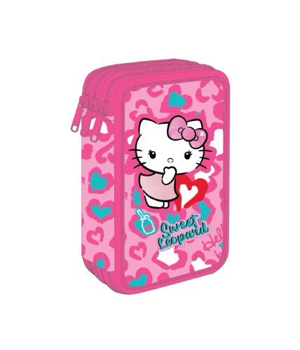 HELLO KITTY - JUMPER 3 - PIÓRNIK POTRÓJNY Z WYPOSAŻENIEM - PINK 2