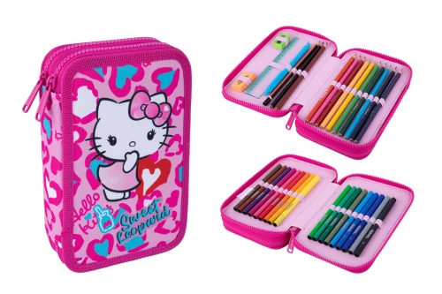HELLO KITTY - JUMPER 2 - PIÓRNIK PODWÓJNY Z WYPOSAŻENIEM - PINK 2