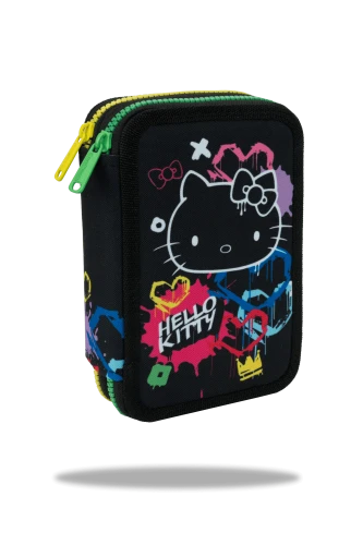HELLO KITTY - JUMPER 2 - PIÓRNIK PODWÓJNY Z WYPOSAŻENIEM - BLACK NEON