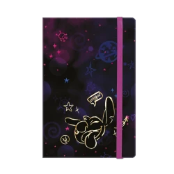 DISNEY GOLD - NOTES A5 / 80 K. LINIA Z GUMKĄ - WZÓR 1 - STITCH /12/