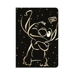 DISNEY GOLD - ZESZYT A5 / 32 K. KRATKA (m)- WZÓR 3 - STITCH /6/