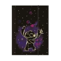 DISNEY GOLD - TECZKA KARTONOWA A4 Z GUMKĄ - WZÓR 3 - STITCH /12/