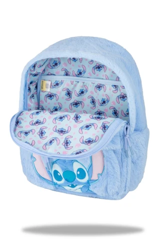 DISNEY FLUFFY - PLECAK MŁODZIEŻOWY (16) - STITCH - BLUE