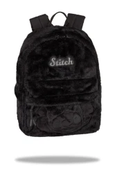 DISNEY FLUFFY - PLECAK MŁODZIEŻOWY (16) - STITCH - BLACK