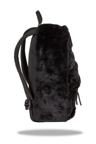 DISNEY FLUFFY - PLECAK MŁODZIEŻOWY (16) - STITCH - BLACK