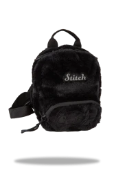 DISNEY FLUFFY - PLECAK DZIECIĘCY (10) - STITCH - BLACK